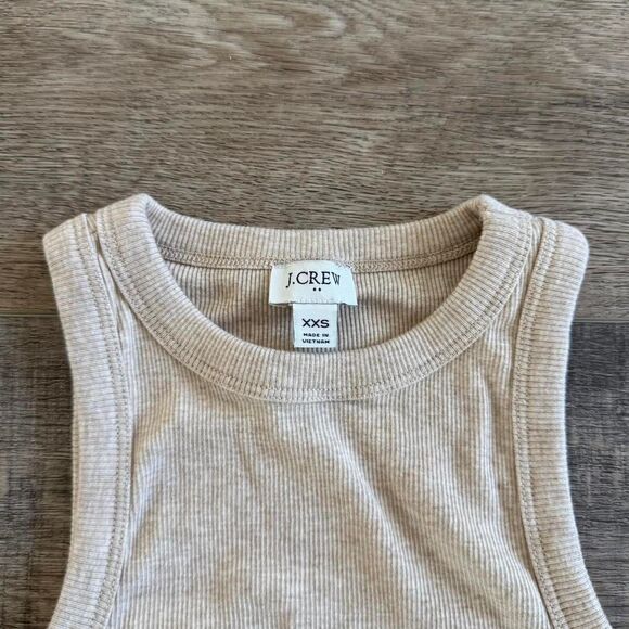 J.crew beige ribbed tank top Size XXS - Picture 3 of 4